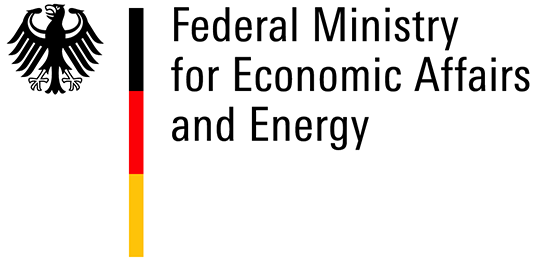 Logo of the Federal Ministry for Economic Affairs end Energy